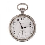 Silver lepine pocket watch and ZNITH brand remontoir system. Grand Prix of Paris, 1900.Watch with