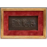 20th century Spanish school."Classical Greco-Roman scene".With illegible signature in the lower