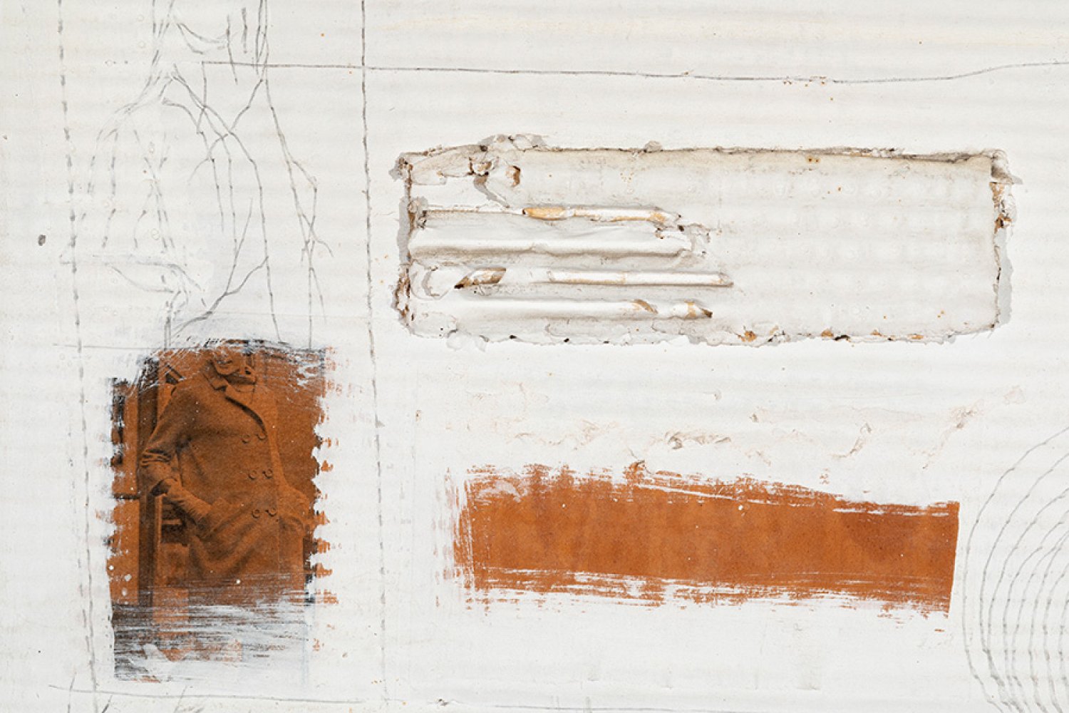 ALBERT RÀFOLS CASAMADA (Barcelona, 1923 - 2009).Untitled, 1967.Mixed media and collage on wood. - Image 4 of 5