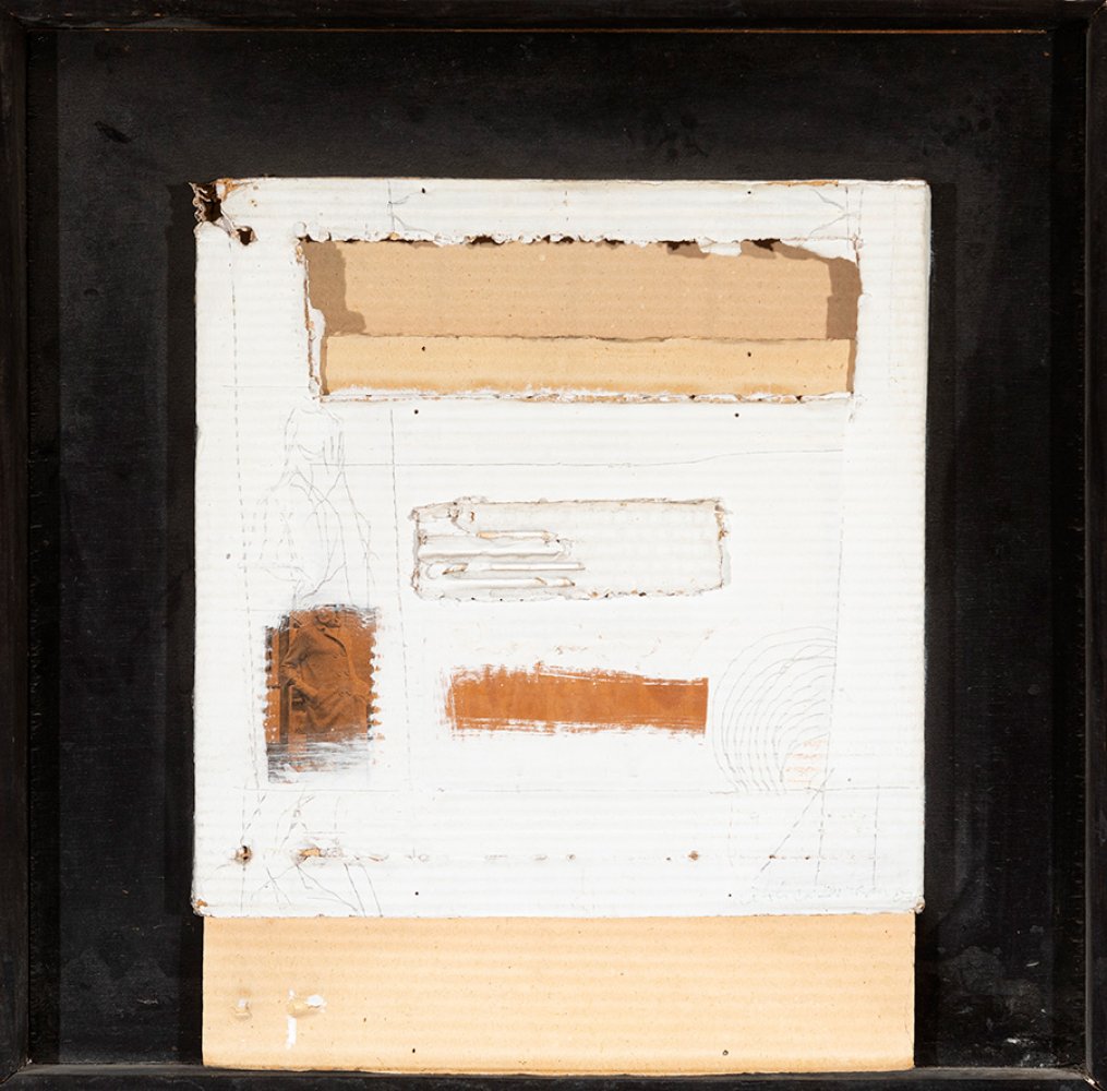 ALBERT RÀFOLS CASAMADA (Barcelona, 1923 - 2009).Untitled, 1967.Mixed media and collage on wood. - Image 3 of 5