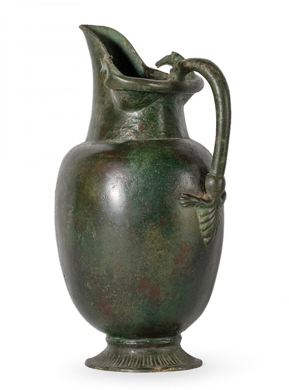 Etruscan Oinochoe, around 4th-3rd century BCBronze.Nice bronze patina,In good condition. Provenance: - Image 7 of 7