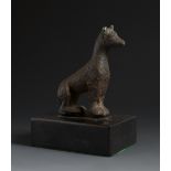 Etruscan animal, 6th century BC.Bronze.Provenance: Private collection of Columbia University