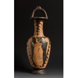 Amphora-situla. Magna Graecia, Campania, 4th century BC.Ceramics.Provenance Private collection,