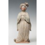 Fat Lady; China, Tang Dynasty, AD 618-907.Polychrome terracotta.Thermoluminescence certificate
