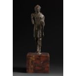Young man with himation. Etruria, ca. 500-150 BC.Bronze.Provenance: Private collection of Columbia