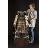 Samurai suit of armor from the Edo Period, Japan, XVIII century.