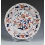 Imari-style dish, Quianlong period, 18th century.Glazed porcelain.In perfect condition.Measures: