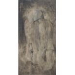 MONTSERRAT GUDIOL COROMINA (Barcelona, 1933 - 2015)."The Rosary", 1966.Oil on panel.Signed in the