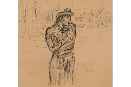 JULIO GONZÁLEZ PELLICER (Barcelona, 1876 - Arcueil, France, 1942)."Dans la banlieue", 1 July 1906. - Image 1 of 4