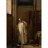 MARIANO FORTUNY I MARSAL (Reus, Tarragona, 1838 - Rome, 1874)."Don Quixote".Oil on canvas. Re-