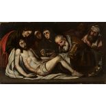 Workshop of ANTONIO DEL CASTILLO SAAVEDRA (Cordoba, 1616 - 1668)"The Lamentation of Christ".Oil on