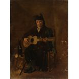 Spanish school; First third of the 19th century."Portrait of a musician.Oil on canvas.It has leaps