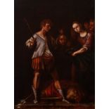 Workshop of ANTONIO DEL CASTILLO Y SAAVEDRA (Cordoba, 1616 - 1668)."Salome receiving the head of
