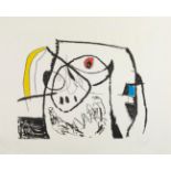 JOAN MIRÓ I FERRÀ (Barcelona, 1893 - Palma de Mallorca, 1983).Untitled.Etching and aquatint on