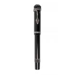 MONTBLANC Agatha Christie pen. Limited edition.Black resin barrel and cap inspired by a classic