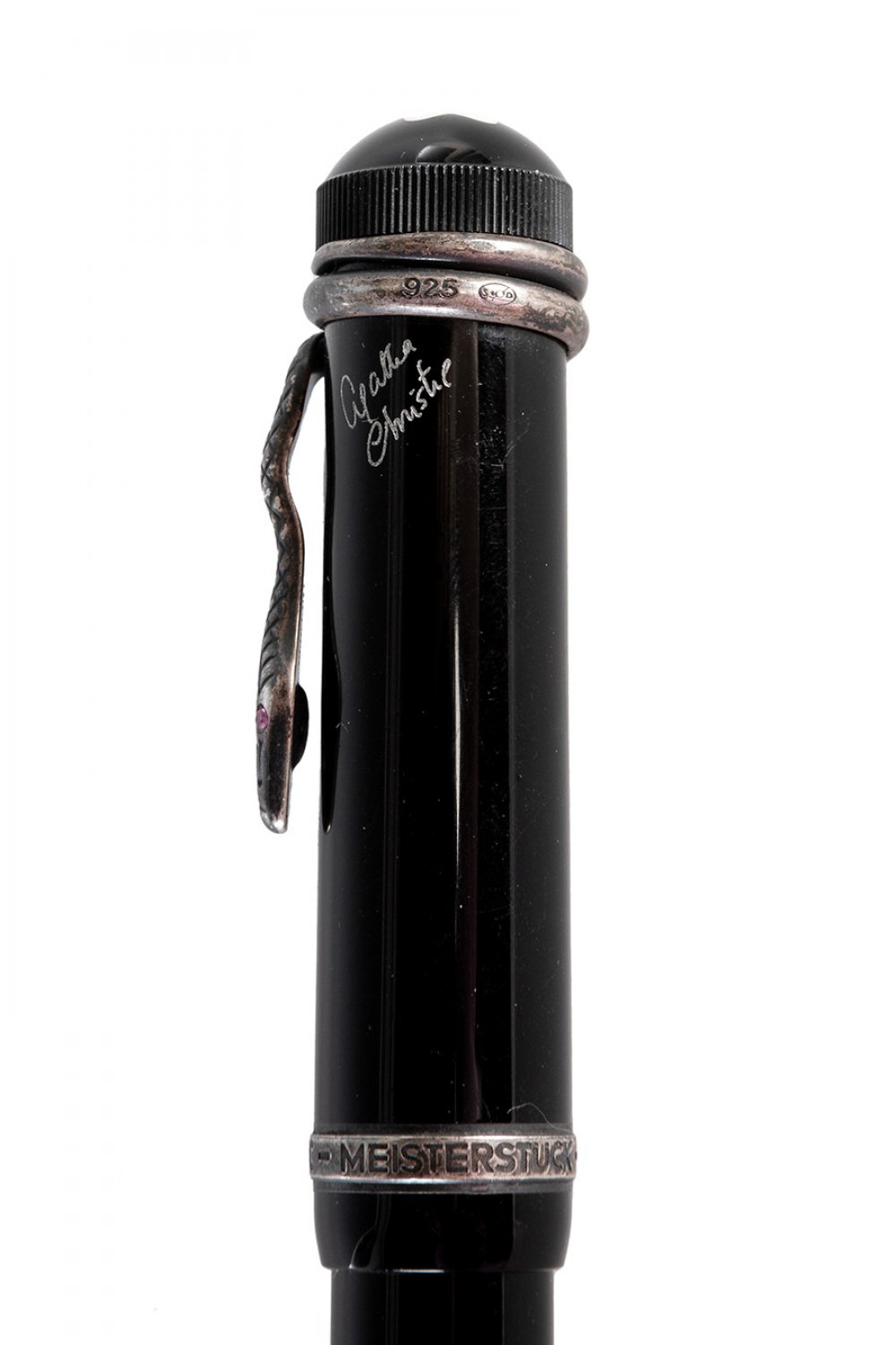MONTBLANC Agatha Christie pen. Limited edition.Black resin barrel and cap inspired by a classic - Image 3 of 4