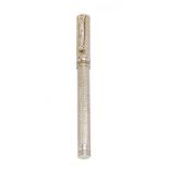 MONTEGRAPPA FOUNTAIN PEN "ROMEO AND JULIET".Engraved silver barrel.Limited edition. Exemplary 1061/