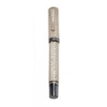 MONTEGRAPPA FOUNTAIN PEN "PRIVILEGE GIOIELLO COLLECTION", WAVE DESING, 2011.Barrel in embossed