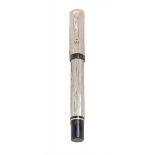 MONTEGRAPPA FOUNTAIN PEN "PRIVILEGE GIOIELLO COLLECTION", BARK DESING, 2011.Barrel in embossed