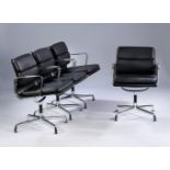 CHARLES EAMES (USA, 1907 - 1978) & RAY EAMES (USA, 1912 - 1988) for VITRA Editor.Set of four Soft