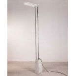 BRUNO GECCHELIN (Milan, 1939) for SKIPPER.Floor lamp, model "Gesto", 1970s.Marble base, metal rods
