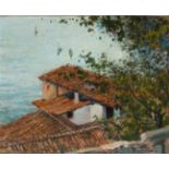 ELISEO MEIFRÈN ROIG (Barcelona, 1857 - 1940)."Coastal View".Oil on canvas.Signed in the lower