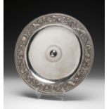 Petitorio plate. Spain late 18th century, early 19th century.Sterling silver.Measurements : 31,5