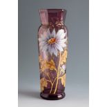 Legras & Cie. Montjoie, Saint Denis Glassworks. France, ca. 1905.Art Nouveau vase.Glass and enamel.