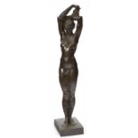 MATEO INURRIA LAINOSA (Cordoba, 1867 - Madrid, 1924)."Lady".Figure in bronze.Signed on the base.