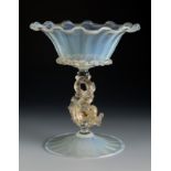 Salviati & Co. Murano, Venice, late 19th century.Art Nouveau glass. Blown glass and fine gold