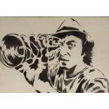 "MR. BRAINWASH", THIERRY GUETTA (Garges-lès-Gonesse, France, 1966)."Untitled (Self-Portrait with