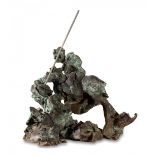 SALVADOR DALÍ I DOMÈNECH (Figueras, Girona, 1904 - 1989)."Saint George", 1976.Bronze sculpture on