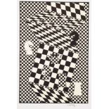 VICTOR VASARELY (Pécs, Hungary, 1908 - Paris, 1997)."Sakktabla". Work from the portfolio of ten