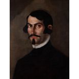 Madrid School, ca. 1630."Portrait of Gaspar de Fuensalidas".Size: 53 x 41 cm; 78 x 67 cm (frame).A