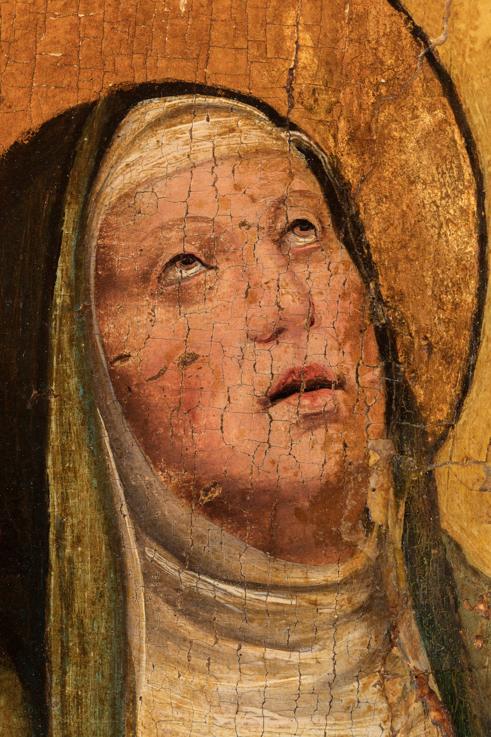 Spanish school of the 16th century."Assumption of the Virgin Mary".Oil on panel.It presents - Image 6 of 6