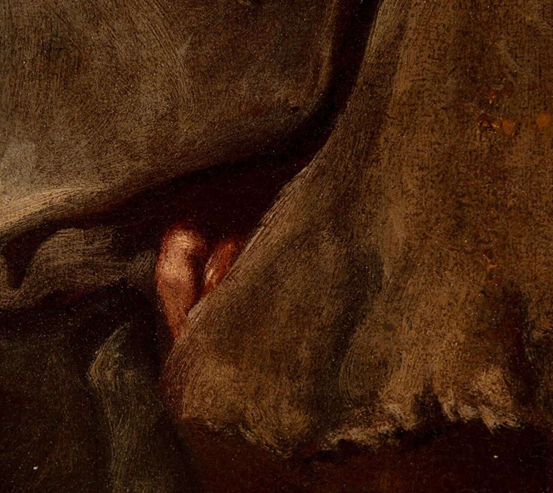 "PITTOCCHETTO"; GIACOMO CERUTI (Milan, 1698 - 1767)."Vecchio mendicante", 1730-1740.Oil on canvas. - Image 6 of 7