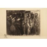 THÉOPHILE ALEXANDRE STEINLEN (Switzerland, 1859-France, 1923).Untitled.Lithograph on paper. Copy
