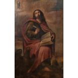 URBANO FOS (Tarragona, 1615 - Valencia, 1658)."Saint John the Evangelist", 1651.Oil on canvas.New