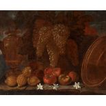 Italian school; 17th century."Still life".Oil on canvas. Re-drawn.It presents faults in the