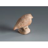 Bird statuette. Smyrna, 4th-3rd century BC.Terracotta.Provenance: Smyrna, 1895-1905. Collection Paul