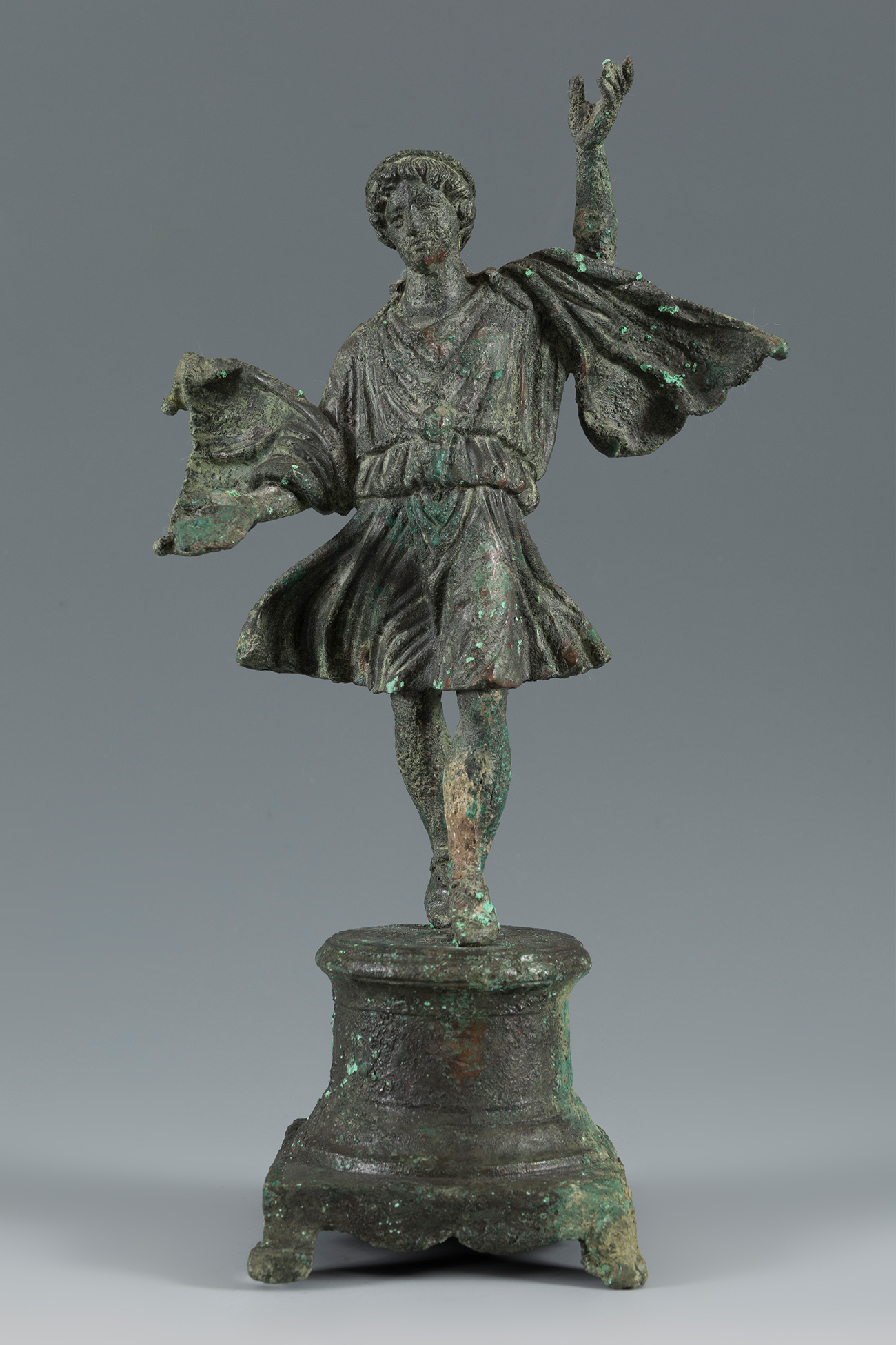 Dios Lar. Roman, 1st century AD.Bronze.In very good state of preservation.Provenance: private