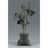 Dios Lar. Roman, 1st century AD.Bronze.In very good state of preservation.Provenance: private