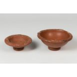 Lot comprising two tales; Rome, 1st-3rd century AD.Ceramic.Measurements: 3.5 x 10 cm; 5.5 x 12 cm.