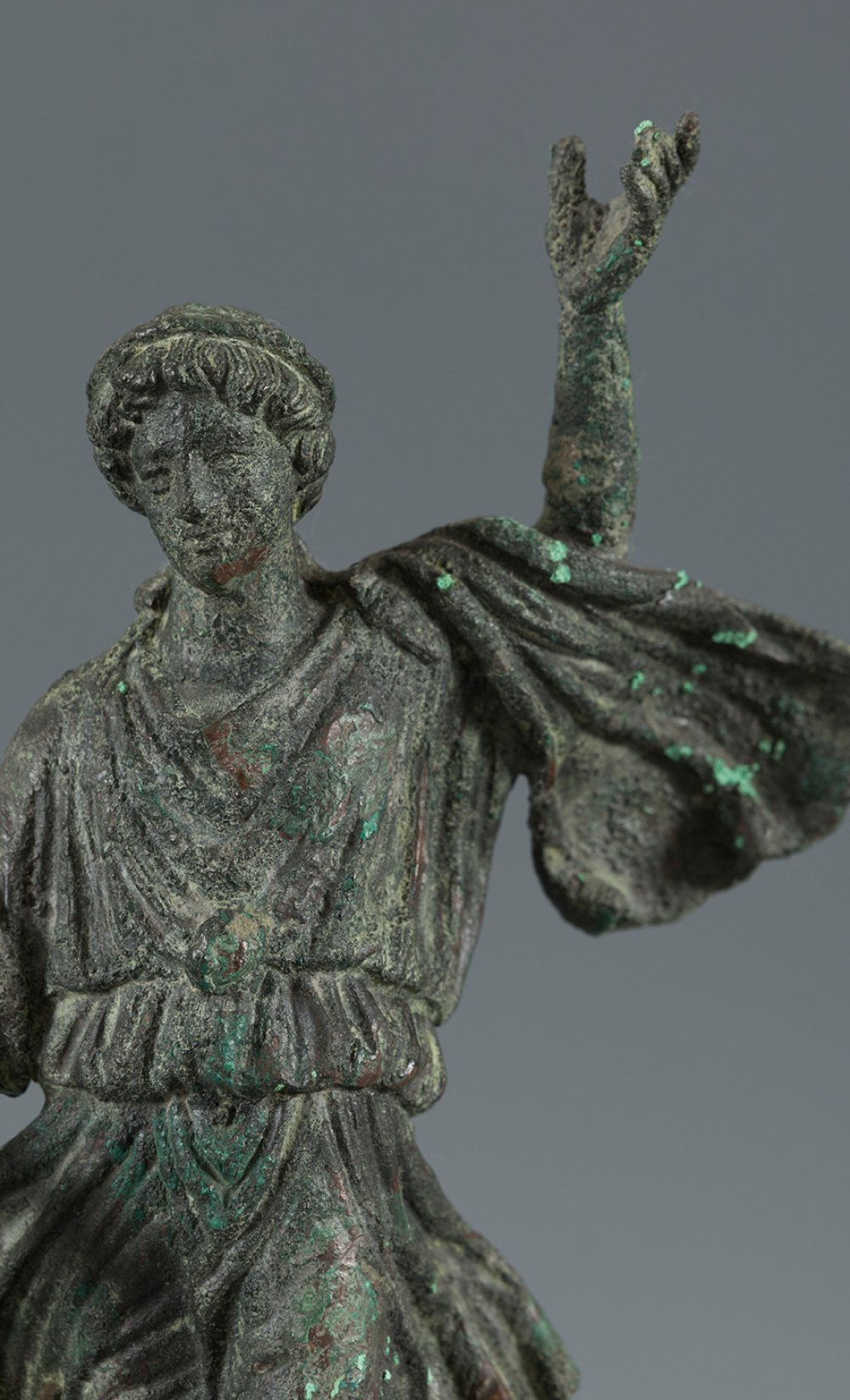 Dios Lar. Roman, 1st century AD.Bronze.In very good state of preservation.Provenance: private - Image 3 of 6