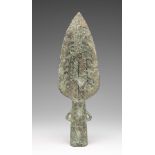 Spearhead, period of the Warring Kingdoms. China, 5th century BC-221 BC.Bronze.Measurements: 22 x