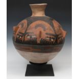 Large vessel; Nazca Huari culture, transitional period AD 800-1200.Ceramics.Attached