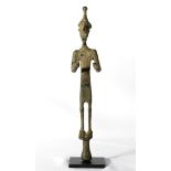 Large figure of the god Baal. Canaanite, ca. 1500-1200 BC.Bronze.Provenance: Aphrodite Ancient