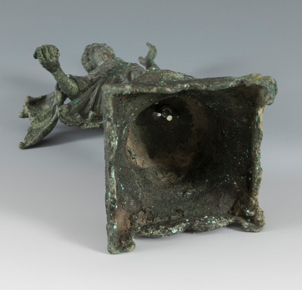 Dios Lar. Roman, 1st century AD.Bronze.In very good state of preservation.Provenance: private - Image 5 of 6