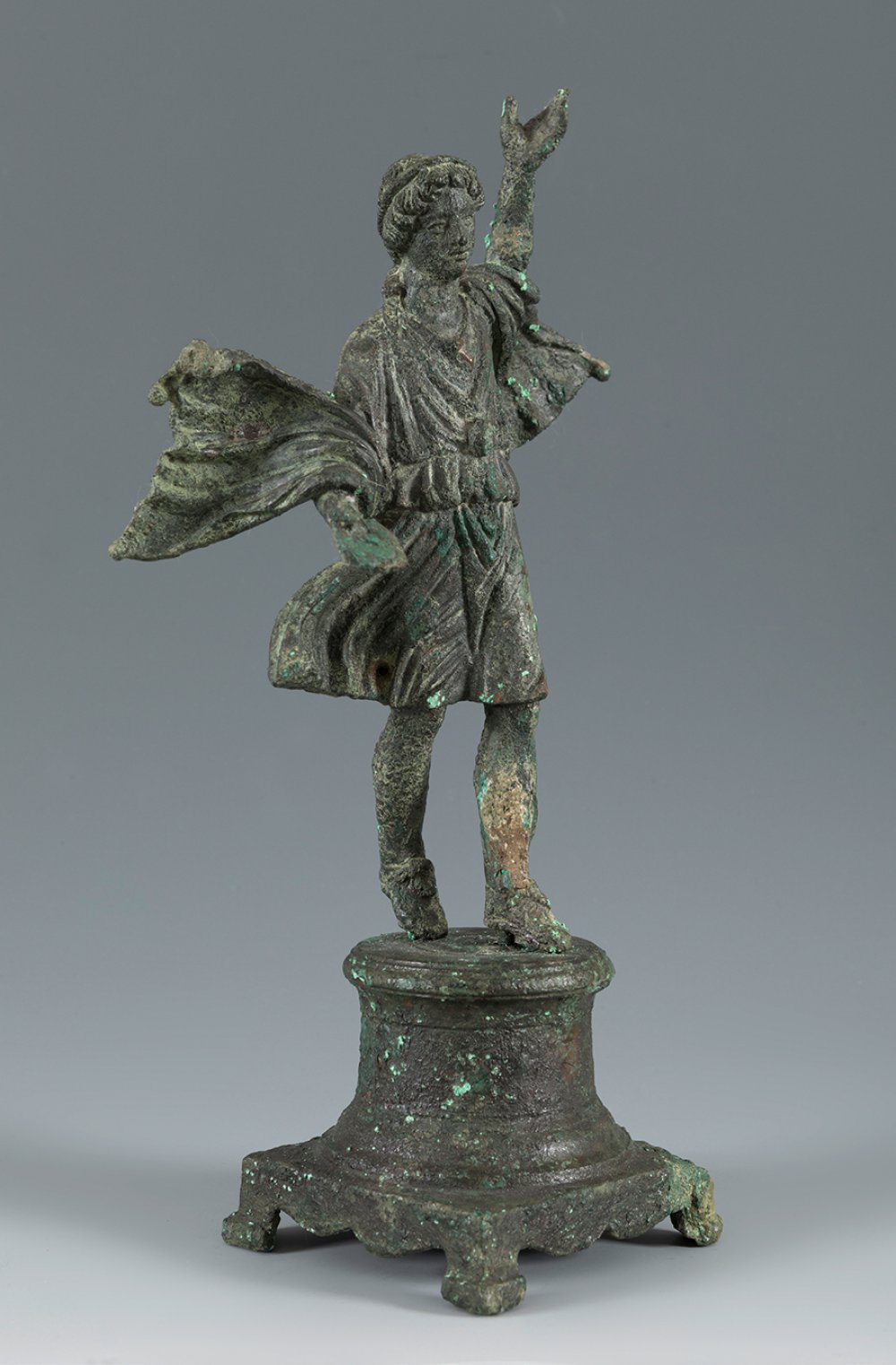 Dios Lar. Roman, 1st century AD.Bronze.In very good state of preservation.Provenance: private - Image 4 of 6