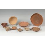 Set comprising plates and bowls; Rome, 1st-3rd century AD.Ceramic.Measurements: 5 x 22.5 cm (